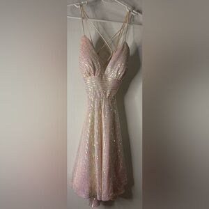 WINDSOR Night Of Perfection Sequin Skater Dress. XS